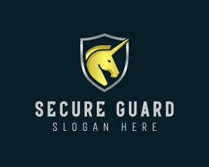 Security - Unicorn Shield Security logo design