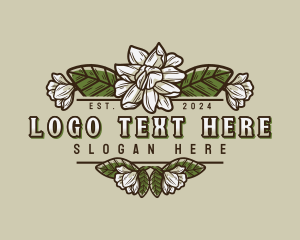 Flower Shop - Sampaguita Floral Garden logo design