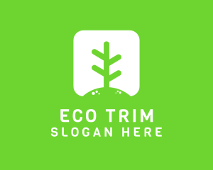 Garden Eco Plant  logo design