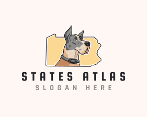 Pennsylvania Great Dane logo design