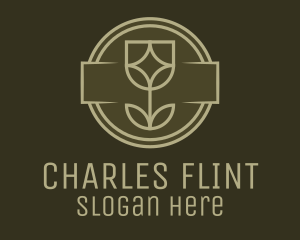 Flower Wine Glass Logo