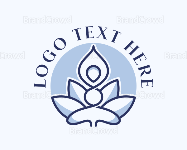 Yoga Healing Lotus Logo