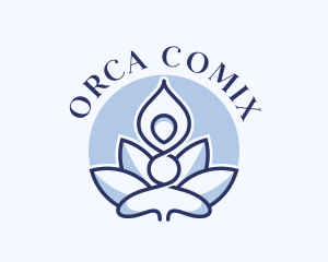 Yoga Healing Lotus Logo