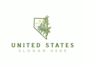 Nevada Sagebrush Plant logo design