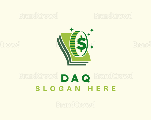 Dollar Coin Currency Logo