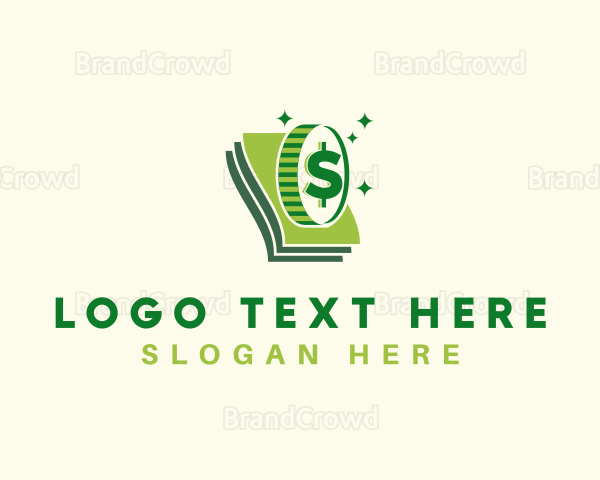 Dollar Coin Currency Logo