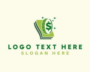 Currency - Dollar Coin Currency logo design