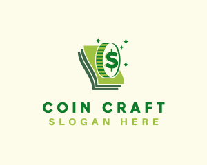 Coin - Dollar Coin Currency logo design