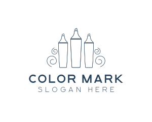 Marker Highlighter Pen logo design