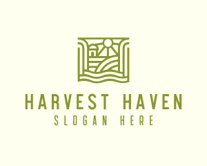 Crop - Pasture Farm Village logo design