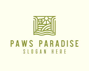 Pasture Farm Village logo design