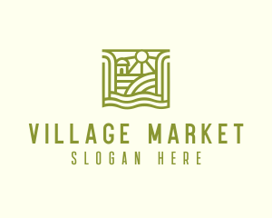 Village - Pasture Farm Village logo design