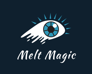 Melt - Crying Eye Painting logo design