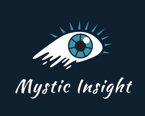 Psychic - Crying Eye Painting logo design