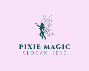 Pixie - Fairy Magic Beauty logo design