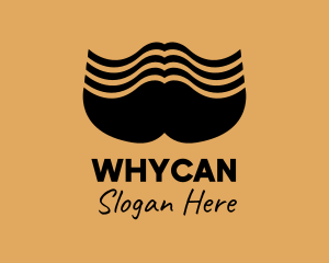 Big Male Mustache  Logo