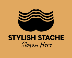 Mustache - Big Male Mustache logo design