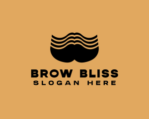 Barber Grooming Mustache  logo design