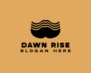 Barber Grooming Mustache  logo design