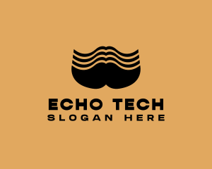 Barber Grooming Mustache  logo design