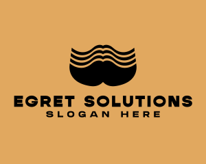 Barber Grooming Mustache  logo design