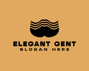 Barber Grooming Mustache  logo design