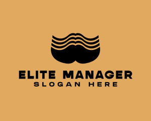 Barber Grooming Mustache  logo design