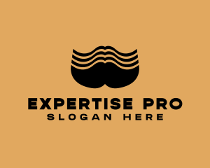 Barber Grooming Mustache  logo design