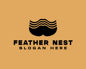 Barber Grooming Mustache  logo design