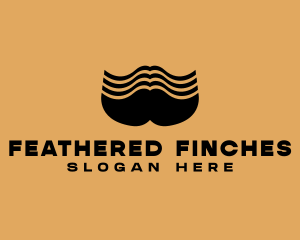 Barber Grooming Mustache  logo design