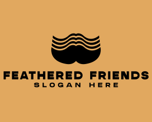 Barber Grooming Mustache  logo design