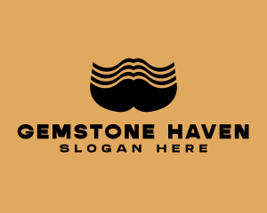 Barber Grooming Mustache  logo design