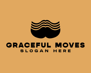 Barber Grooming Mustache  logo design