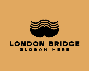 Barber Grooming Mustache  logo design