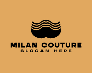 Barber Grooming Mustache  logo design