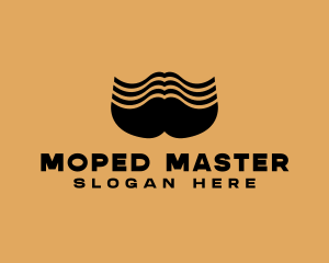 Barber Grooming Mustache  logo design