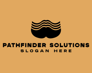 Barber Grooming Mustache  logo design