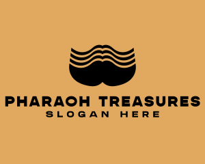 Barber Grooming Mustache  logo design