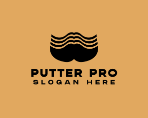 Barber Grooming Mustache  logo design