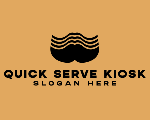 Barber Grooming Mustache  logo design