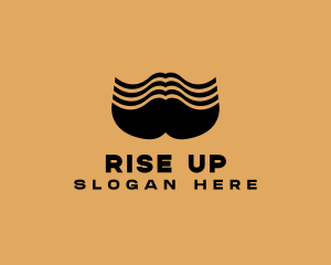 Barber Grooming Mustache  logo design