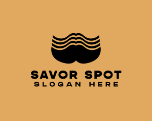 Barber Grooming Mustache  logo design