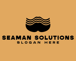 Barber Grooming Mustache  logo design