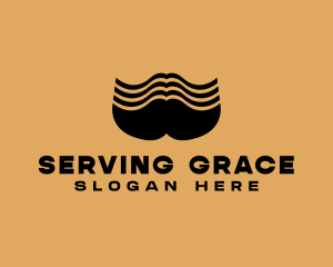 Barber Grooming Mustache  logo design