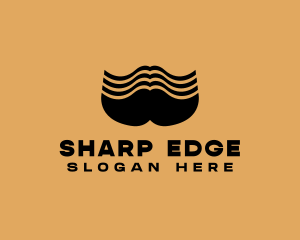 Barber Grooming Mustache  logo design