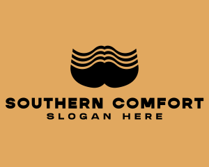 Barber Grooming Mustache  logo design