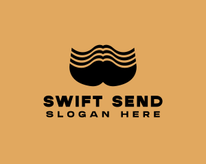 Barber Grooming Mustache  logo design