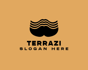 Barber Grooming Mustache  logo design