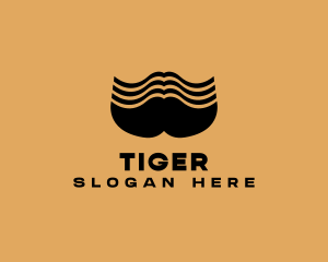 Barber Grooming Mustache  logo design