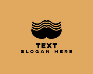 Barber Grooming Mustache  logo design